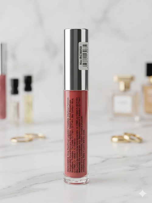 Romantic Color Glamour Lip Gloss - Glossy Red Finish
